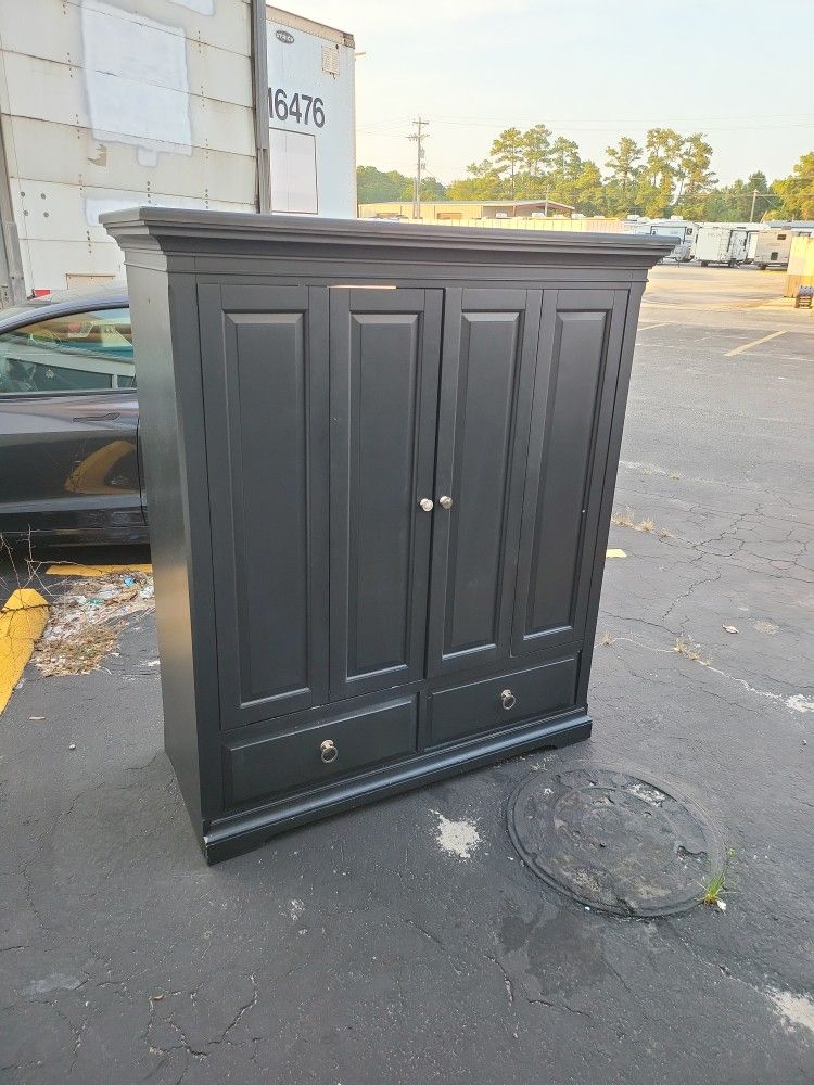 Nice Solid Wood Entertainment Cabinet