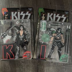 KISS McFarlane Figures Bundle – Gene Simmons & Peter Criss (Sealed) 🎸🔥