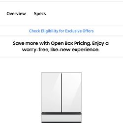 Two Top Panels for Samsung Bespoke French Door Fridge