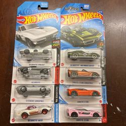Hot Wheels Corvette Collection – 8 Cars