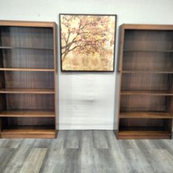 Two Beautiful Matching Bookshelves 