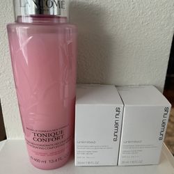 Shu uemura Foundation And Lancôme Toner 
