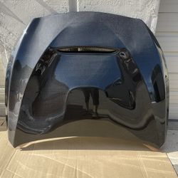 2014 2015 2016 2017 2018 2019 2020 2021 2022 2023 Infiniti Q50 VIS Racing GTS Style Carbon Fiber Vented Hood 