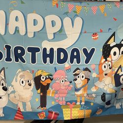 Bluey Banner READ DESCRIPTION 