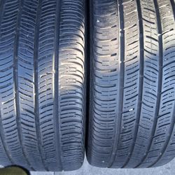 2 used Tires 255/40r19 continental 🤑free Installation and balance ‼️ 👌 