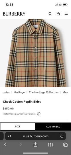Men’s Burberry Shirt
