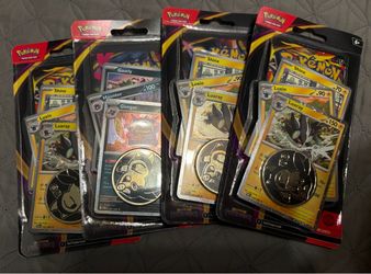 Pokémon TCG Mega Evolution Pitch Black Blister Packs x4