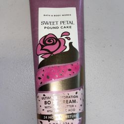 Bath & Body Works Sweet Petal Pound Cake Ultimate Hydration Body Cream