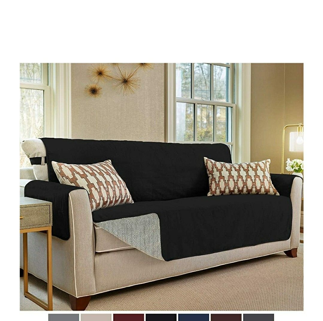 Black Sofa Protector