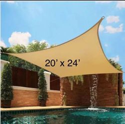 Shade sails - Sun shades (2) 20'x24'