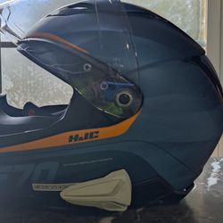 Motorcycle Full Face Helmet HJC F70 + HJC SMART 20B