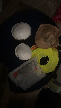 Pin lock hard hat w/ sunvisors