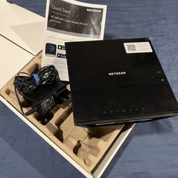 NETGEAR AC1600 WiFi Cable Modem Router (C6250-100NAS) — Used Once