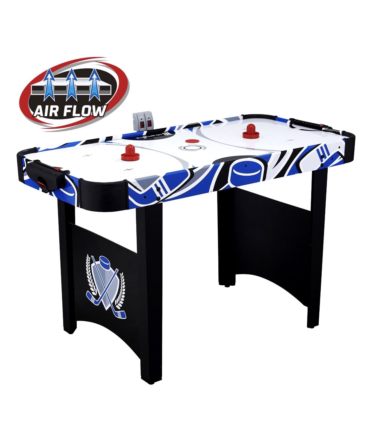 MD Sports 48 In. Air Powered Hockey Table 48 in. L x 24 in. W x 30 in