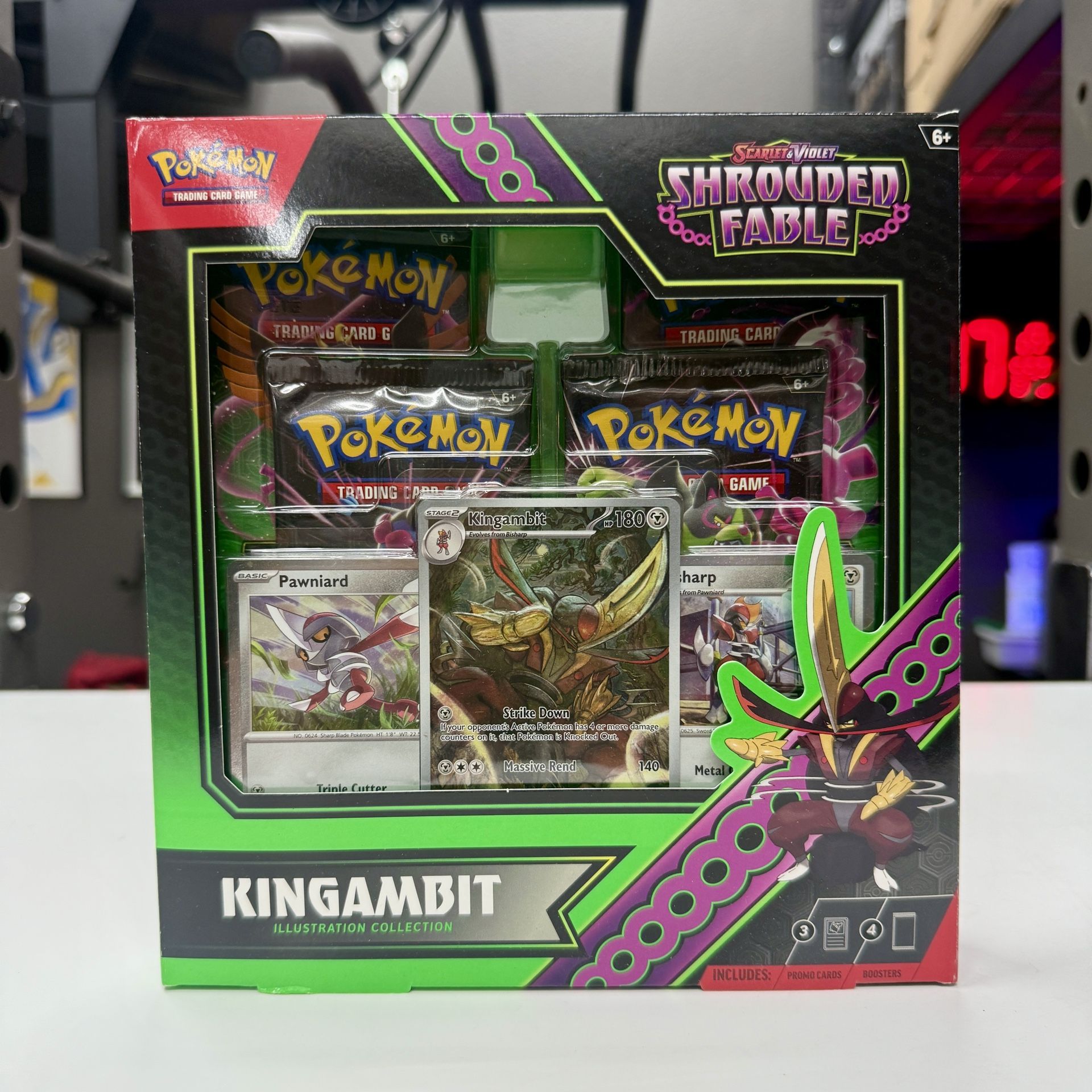 Pokemon TCG: Scarlet & Violet - Shrouded Fable Kingambit Illustration Collection