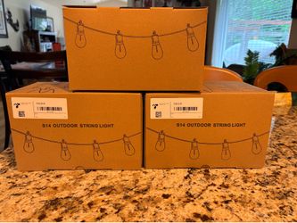 150’ patio lights,