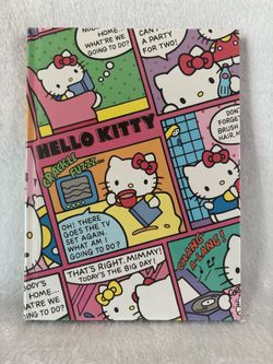 Hello Kitty Comic Style Notebook | Kawaii Journal | Cute School Notebook