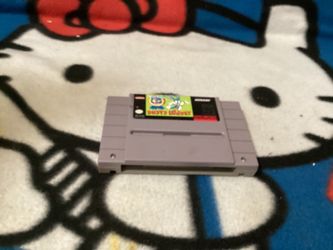 Super Nintendo Tiny Toons Bust Loose Video Game