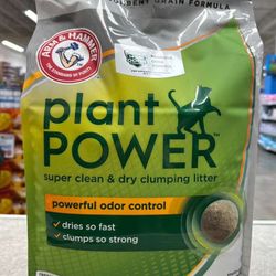 Arm & Hammer Plant Power Clumping Litter Unscented 15 LBS