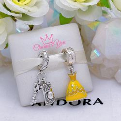 "2" Adorable Charms 925 silver for Pandora moments bracelet.