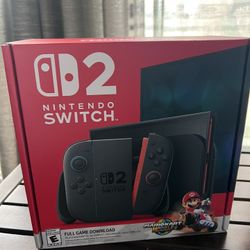 Nintendo Switch 2 Mario Kart World Bundle New