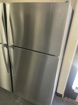 Whirlpool Top Mount Refrigerator Stainless Steel
