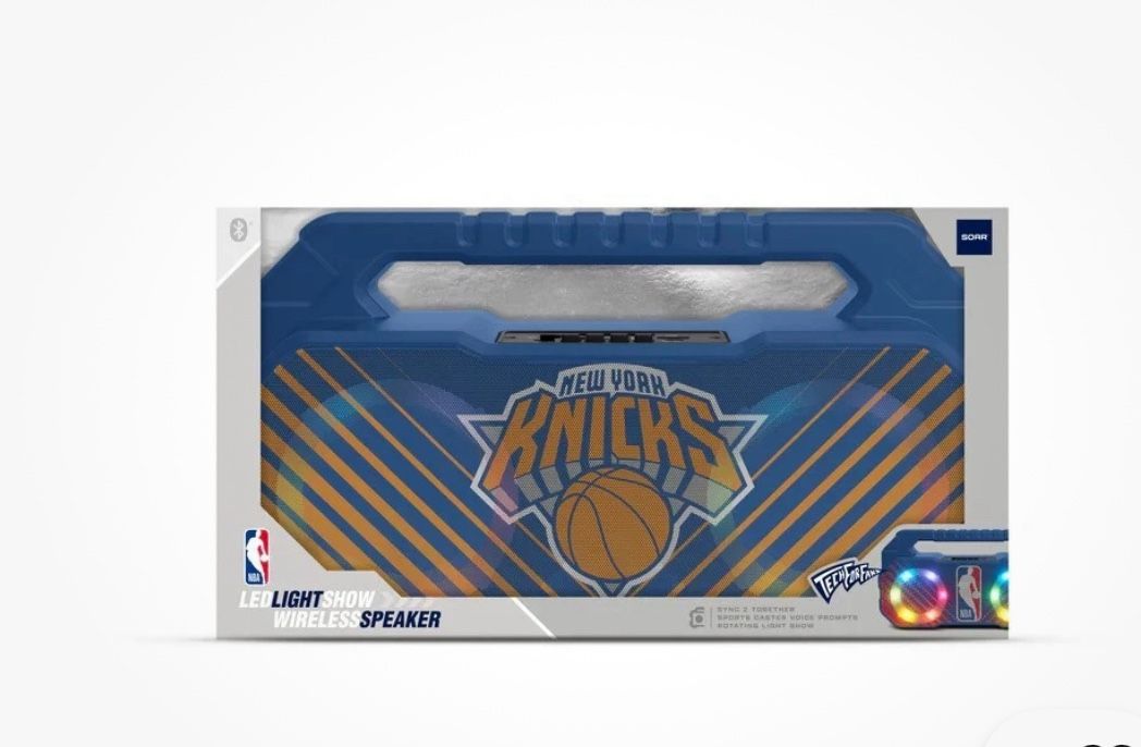 SOAR NBA Wireless Boombox Speaker, New York Knicks