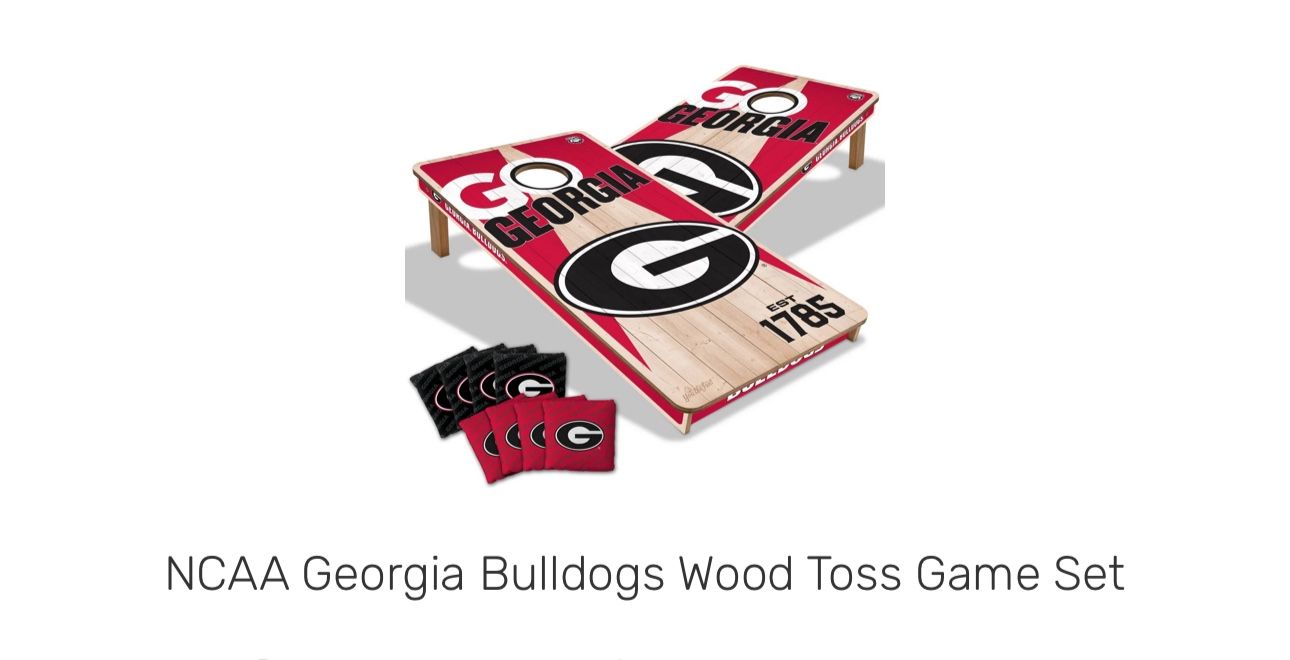 NCAA Georgia Bull Dogs Cornhole Game