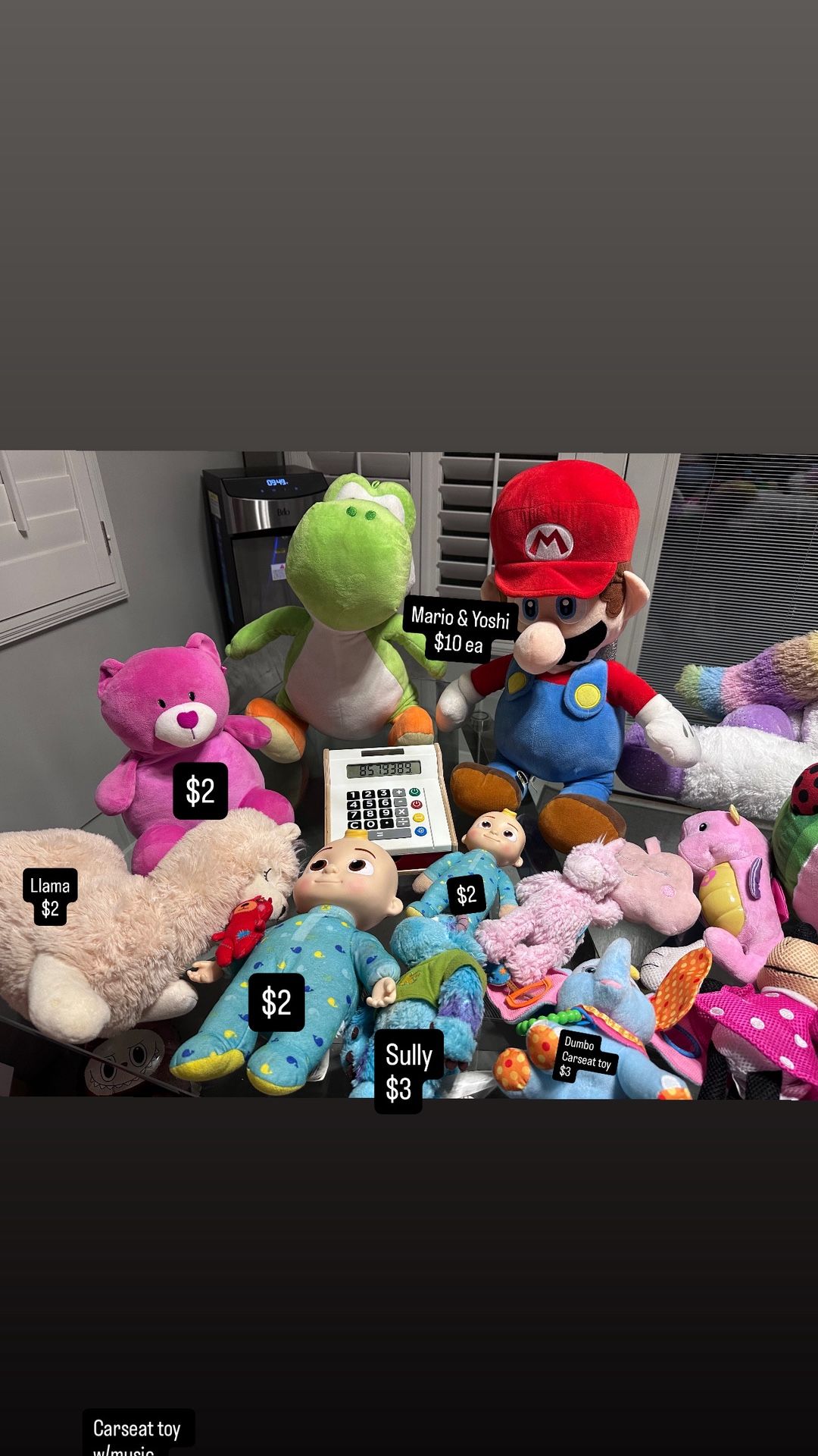 Different Stuffed Animals