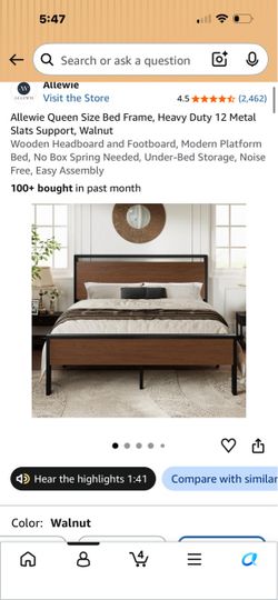 Art of Living- Excellent quality- Black-Metal Bed Frame WDLJYTC003-KD Instruction Manual