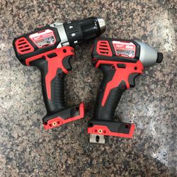 Milwaukee 2606-20 Drill Combo With Impact Driver 