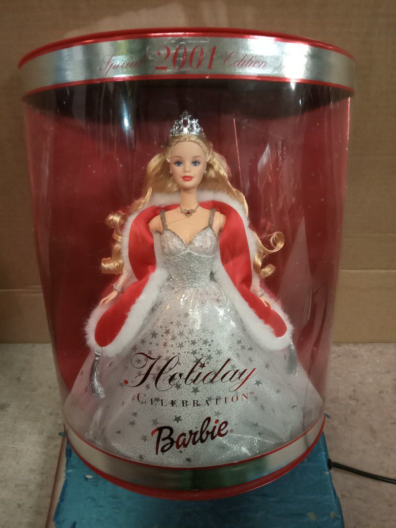 2001 Holiday Celebration Barbie 50304 
