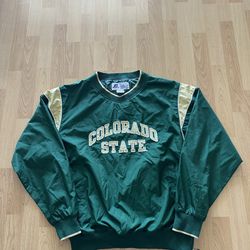 Vintage 90s Russell Athletic Colorado State Rams Windbreaker Jacket