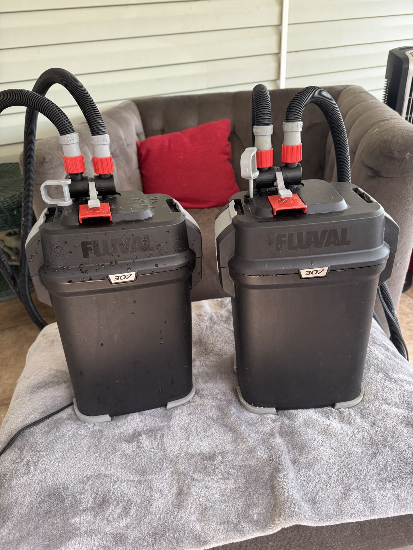 370 Fluval canisters Like New With Filter Media Included. $60 Each Or Both For $100. Very Good Condition, Sponges, Matrix And Floss Included. Used An