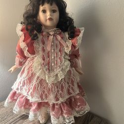 Angelina Collection Porcelain Doll 17”