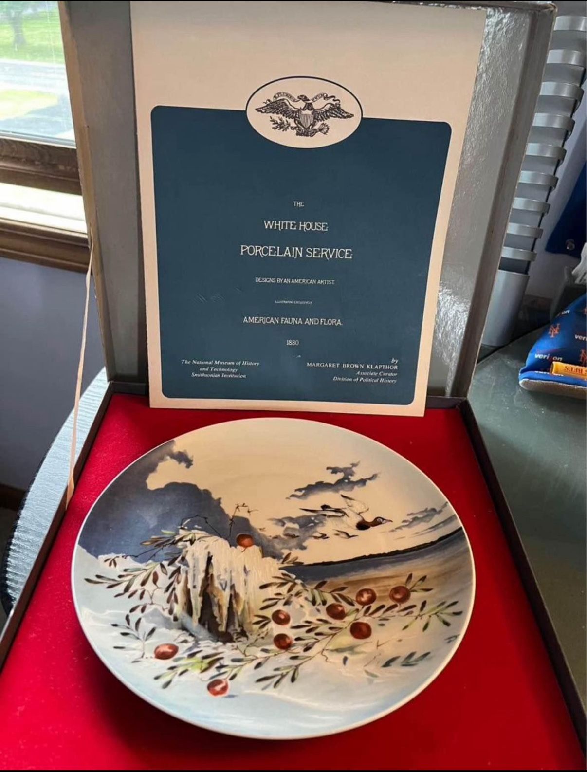Havand The White House Porcelain Service American Fauna And Flora Plate 