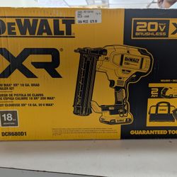 Dewalt Nailer With Charger And Battery