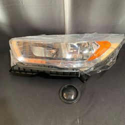 Halogen Left Headlight Headlamp For 2017 2018 2019 Ford Escape Replace