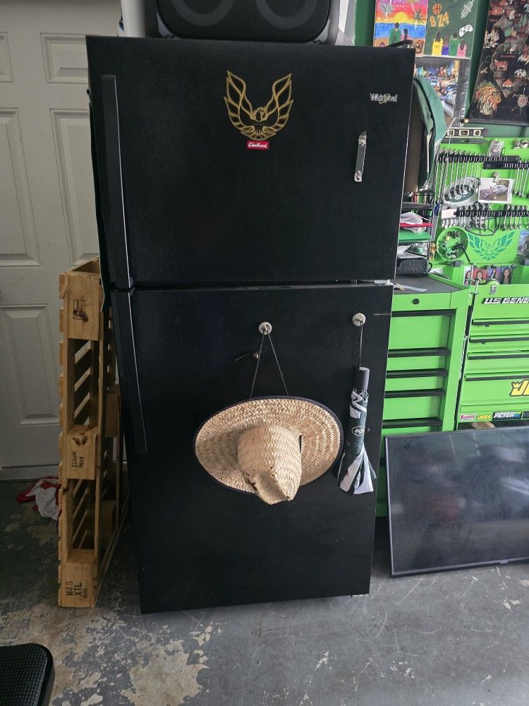 Black Whirlpool Full Size Refrigerator