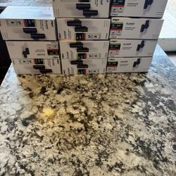 (2Pack) Matte black Rechargeable Battery-Powered Portable Integrated LED Wall Sconce Set $20 Each