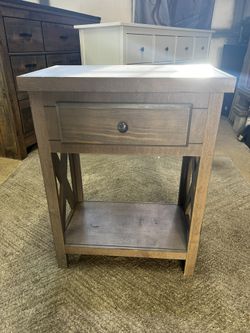 Side Table Nightstand Cabinet 