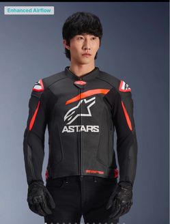Motorcycle GP Plus R V4 Airflow Leather Jacket