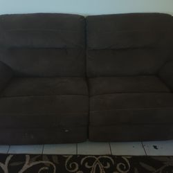 Two Recliner Couches 