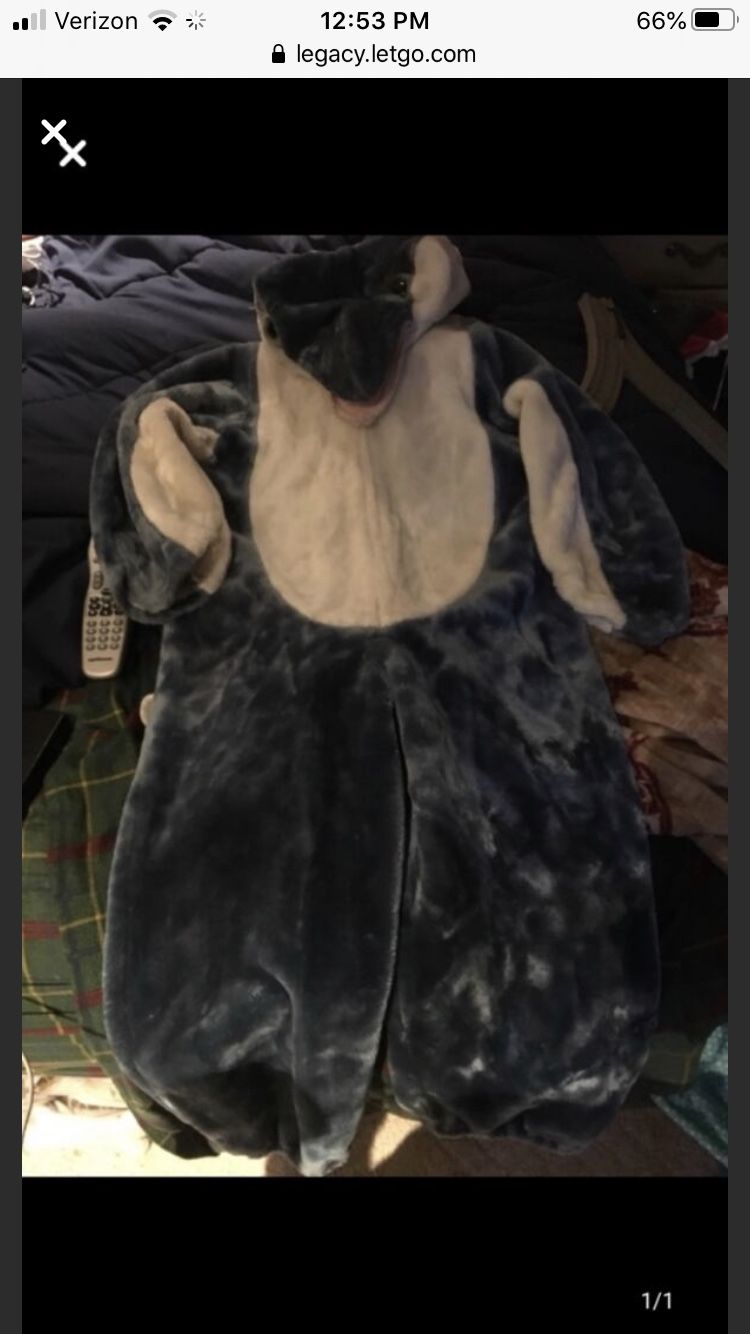 Kids dolphin costume