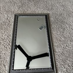 Two Decorative Beveled Mirrors 