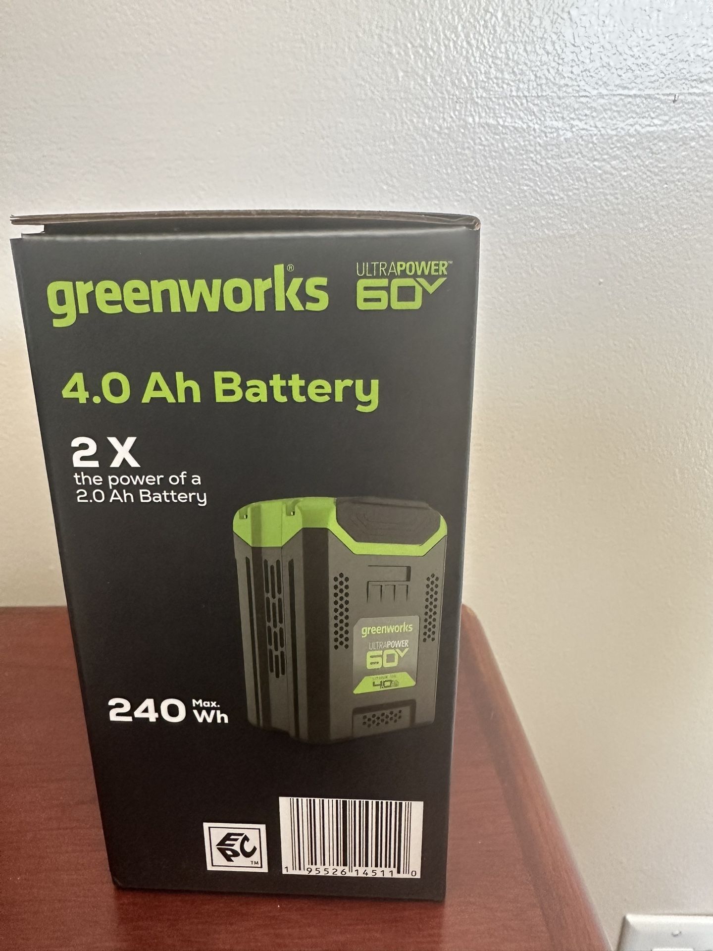 Greenworks 60v 4.0 AH Battery