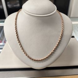 10k Solid Ross Gold Rope Chain 22.8 Gram 20 Long Layaway Available 10% Dwon If You Interested Please Make Sure You Ask For Maribel Thank You 