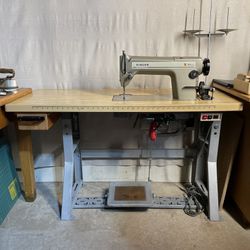 Industrial Sewing Machine Singer Single Needle 191 D300AA Lock Stitch Heavy Duty 