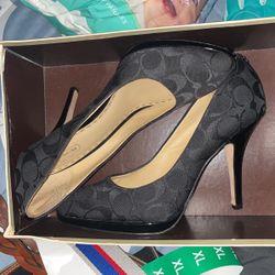 Coach Black heel