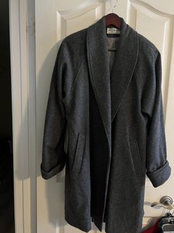 Long Overcoat- Dark Grey Gently Used